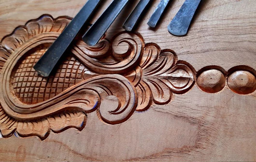 Solid Wood Carving Work